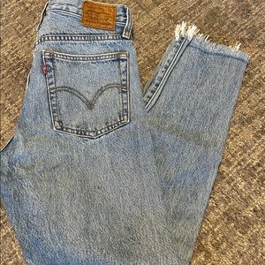 Classic blue mom jeans